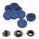 15mm 4 Part Press Studs with Black Back Snap With or Without Hand Tool